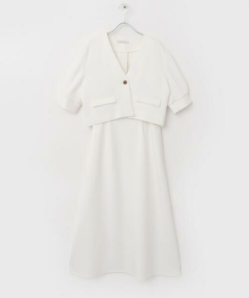 URBAN RESEARCH ROSSO / アーバンリサーチ ロッソ セットアップ | 『セットアップ対応』F by ROSSO　ダンボールショートジャケット+フレアスカート | 詳細8