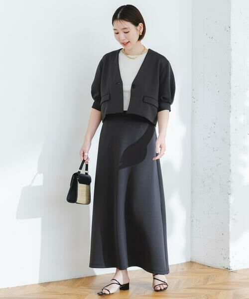 URBAN RESEARCH ROSSO / アーバンリサーチ ロッソ セットアップ | 『セットアップ対応』F by ROSSO　ダンボールショートジャケット+フレアスカート | 詳細22