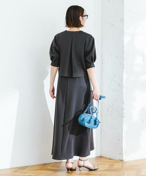 URBAN RESEARCH ROSSO / アーバンリサーチ ロッソ セットアップ | 『セットアップ対応』F by ROSSO　ダンボールショートジャケット+フレアスカート | 詳細15