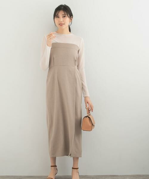 URBAN RESEARCH ROSSO / アーバンリサーチ ロッソ ワンピース | 2WAYストレートベアワンピース | 詳細9