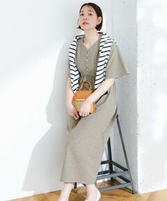 URBAN RESEARCH ROSSO / アーバンリサーチ ロッソ ワンピース | 『UR TECH DRYLUXE』F by ROSSO　ウエストマークワンピース