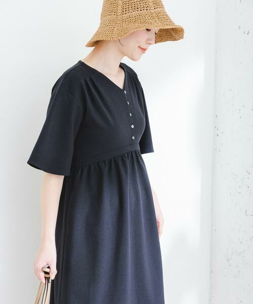 URBAN RESEARCH ROSSO / アーバンリサーチ ロッソ ワンピース | 『UR TECH DRYLUXE』F by ROSSO　ウエストマークワンピース | 詳細2