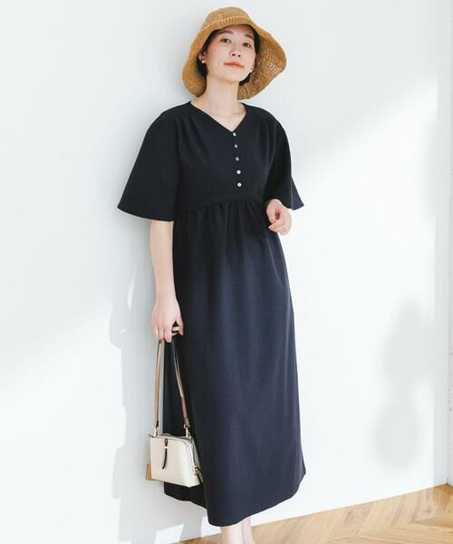 URBAN RESEARCH ROSSO / アーバンリサーチ ロッソ ワンピース | 『UR TECH DRYLUXE』F by ROSSO　ウエストマークワンピース | 詳細3