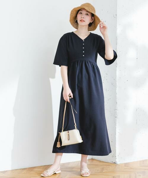 URBAN RESEARCH ROSSO / アーバンリサーチ ロッソ ワンピース | 『UR TECH DRYLUXE』F by ROSSO　ウエストマークワンピース | 詳細4