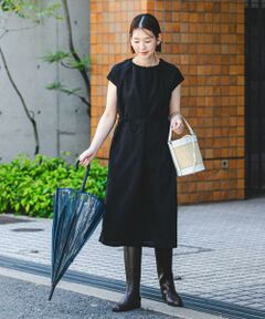 URBAN RESEARCH ROSSO / アーバンリサーチ ロッソ ワンピース | F by ROSSO　ドライタッチギャザーネックワンピース