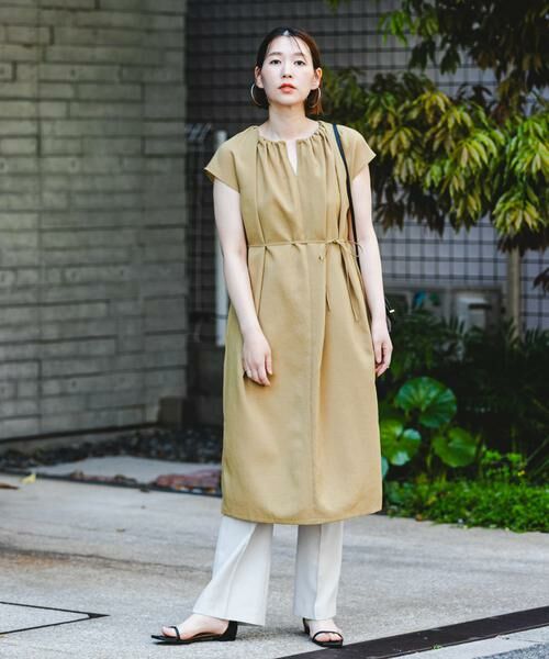 URBAN RESEARCH ROSSO / アーバンリサーチ ロッソ ワンピース | F by ROSSO　ドライタッチギャザーネックワンピース | 詳細6