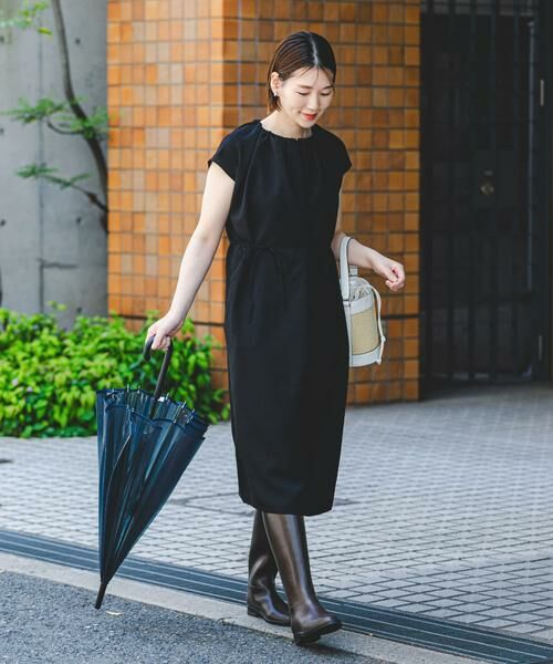 URBAN RESEARCH ROSSO / アーバンリサーチ ロッソ ワンピース | F by ROSSO　ドライタッチギャザーネックワンピース | 詳細15