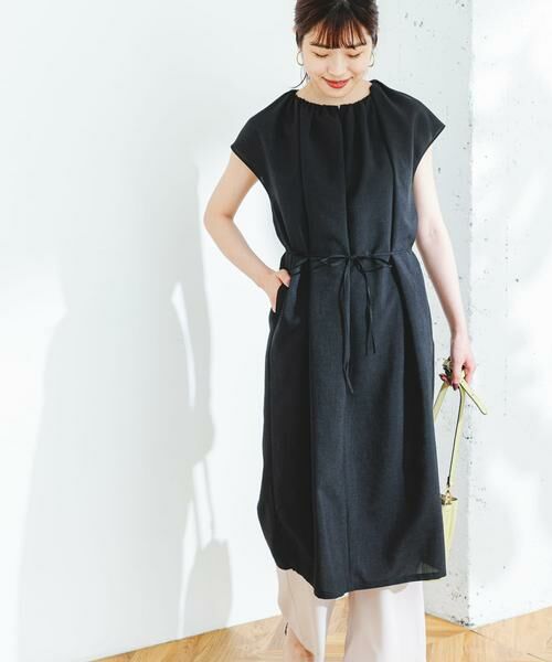 URBAN RESEARCH ROSSO / アーバンリサーチ ロッソ ワンピース | F by ROSSO　ドライタッチギャザーネックワンピース | 詳細17