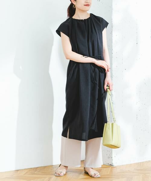 URBAN RESEARCH ROSSO / アーバンリサーチ ロッソ ワンピース | F by ROSSO　ドライタッチギャザーネックワンピース | 詳細18