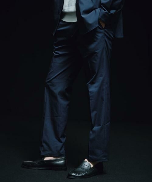URBAN RESEARCH ROSSO/アーバンリサーチ ロッソ 『セットアップ対応』MARUI ORIMONO 3H DryFabricストレッチストレートパンツ ネイビー XL URBAN RESEARCH ROSSO/アーバンリサーチ ロッソ 『セットアップ対応』MARUI ORIMONO 3H DryFabricストレッチストレートパンツ ネイビー XL