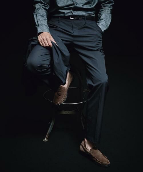 URBAN RESEARCH ROSSO/アーバンリサーチ ロッソ 『セットアップ対応』MARUI ORIMONO 3H DryFabricストレッチストレートパンツ ブラック L URBAN RESEARCH ROSSO/アーバンリサーチ ロッソ 『セットアップ対応』MARUI ORIMONO 3H DryFabricストレッチストレートパンツ ブラック L