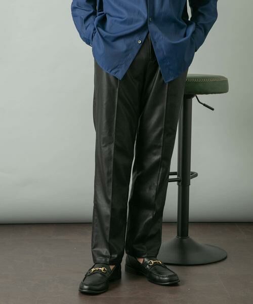 URBAN RESEARCH ROSSO / アーバンリサーチ ロッソ その他パンツ | 『セットアップ対応』『XLサイズあり』Fake Fabricストレッチスラックス | 詳細10