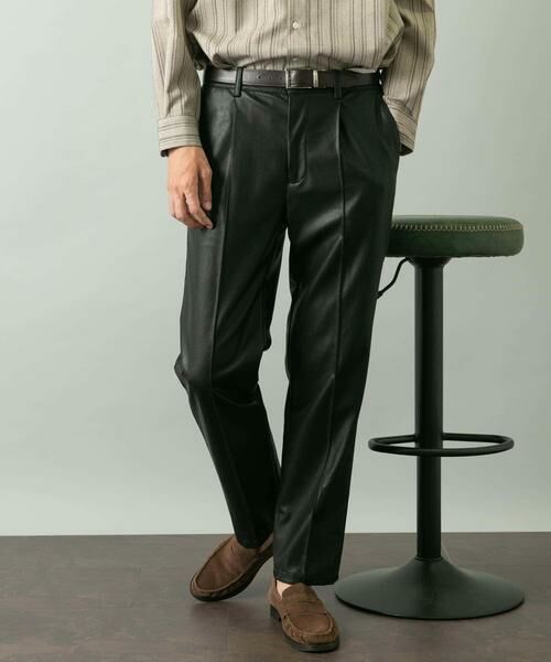 URBAN RESEARCH ROSSO / アーバンリサーチ ロッソ その他パンツ | 『セットアップ対応』『XLサイズあり』Fake Fabricストレッチスラックス | 詳細22