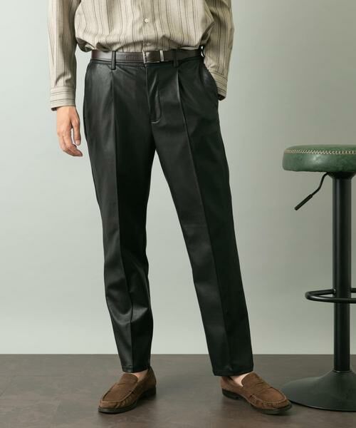 URBAN RESEARCH ROSSO / アーバンリサーチ ロッソ その他パンツ | 『セットアップ対応』『XLサイズあり』Fake Fabricストレッチスラックス | 詳細23