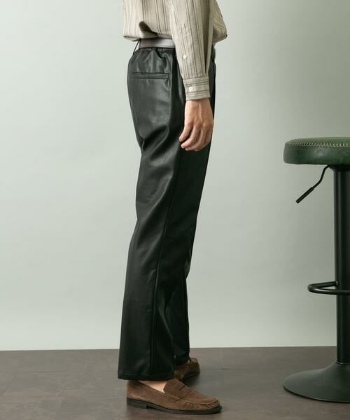 URBAN RESEARCH ROSSO / アーバンリサーチ ロッソ その他パンツ | 『セットアップ対応』『XLサイズあり』Fake Fabricストレッチスラックス | 詳細27