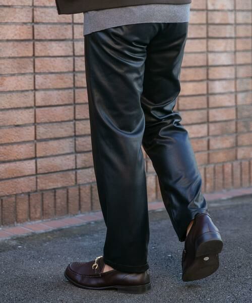 URBAN RESEARCH ROSSO / アーバンリサーチ ロッソ その他パンツ | 『セットアップ対応』『XLサイズあり』Fake Fabricストレッチスラックス | 詳細3