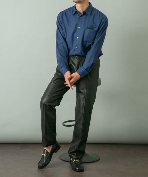 URBAN RESEARCH ROSSO / アーバンリサーチ ロッソ その他パンツ | 『セットアップ対応』『XLサイズあり』Fake Fabricストレッチスラックス | 詳細9