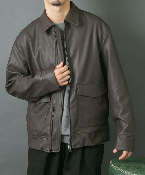 URBAN RESEARCH ROSSO / アーバンリサーチ ロッソ ブルゾン | 『XLサイズあり』Fake Fabricブルゾン | 詳細13