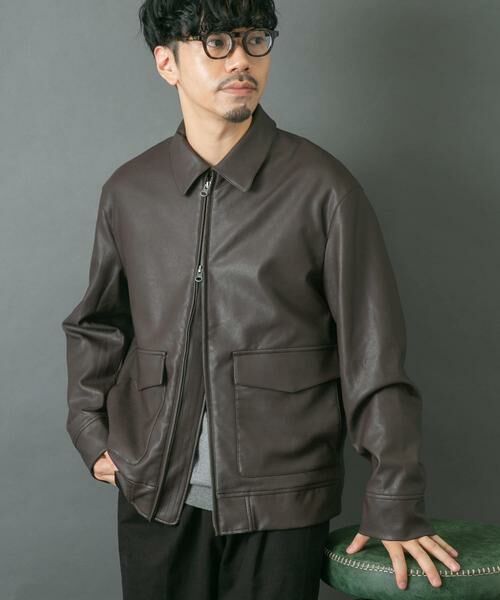 URBAN RESEARCH ROSSO / アーバンリサーチ ロッソ ブルゾン | 『XLサイズあり』Fake Fabricブルゾン | 詳細16