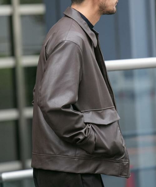 URBAN RESEARCH ROSSO / アーバンリサーチ ロッソ ブルゾン | 『XLサイズあり』Fake Fabricブルゾン | 詳細4