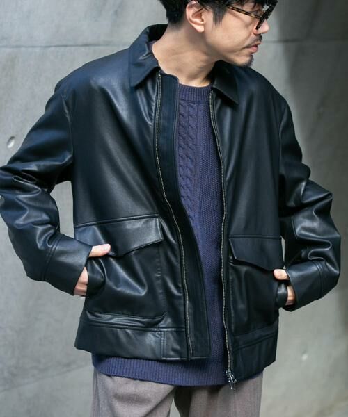 URBAN RESEARCH ROSSO / アーバンリサーチ ロッソ ブルゾン | 『XLサイズあり』Fake Fabricブルゾン | 詳細26