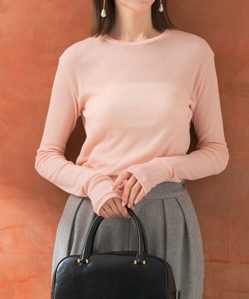 URBAN RESEARCH ROSSO / アーバンリサーチ ロッソ Tシャツ | シアーテレコカットソー(ピンク)