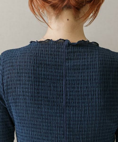 URBAN RESEARCH ROSSO / アーバンリサーチ ロッソ Tシャツ | シアー楊柳ボートネックプルオーバー | 詳細18
