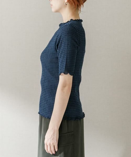 URBAN RESEARCH ROSSO / アーバンリサーチ ロッソ Tシャツ | シアー楊柳ボートネックプルオーバー | 詳細13