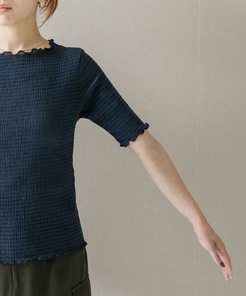 URBAN RESEARCH ROSSO / アーバンリサーチ ロッソ Tシャツ | シアー楊柳ボートネックプルオーバー | 詳細16