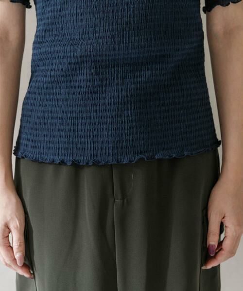 URBAN RESEARCH ROSSO / アーバンリサーチ ロッソ Tシャツ | シアー楊柳ボートネックプルオーバー | 詳細17