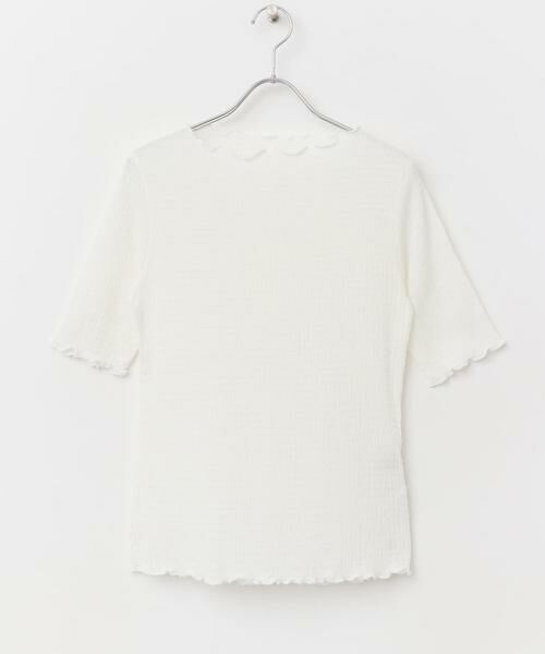 URBAN RESEARCH ROSSO / アーバンリサーチ ロッソ Tシャツ | シアー楊柳ボートネックプルオーバー | 詳細25