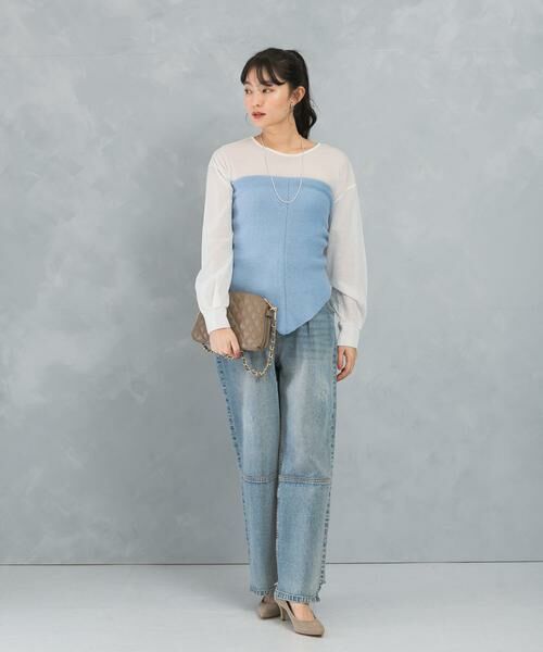 URBAN RESEARCH ROSSO / アーバンリサーチ ロッソ Tシャツ | シアークルーネックロングTシャツ | 詳細2