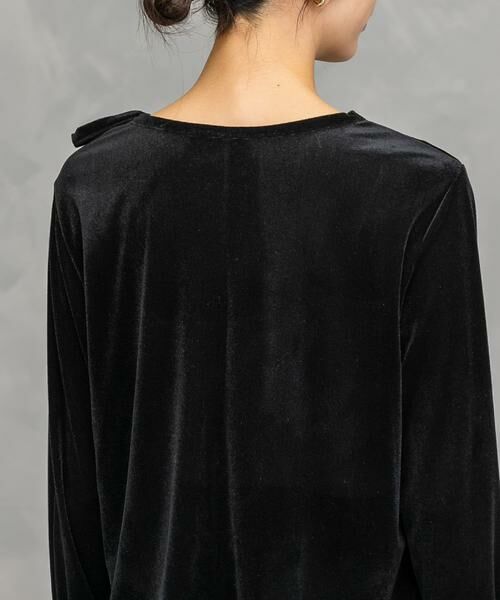 URBAN RESEARCH ROSSO / アーバンリサーチ ロッソ Tシャツ | シアーベロアスリットデザインカットソー | 詳細12