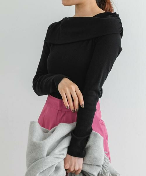 URBAN RESEARCH ROSSO / アーバンリサーチ ロッソ Tシャツ | F by ROSSO　アシメボートネックプルオーバー | 詳細11