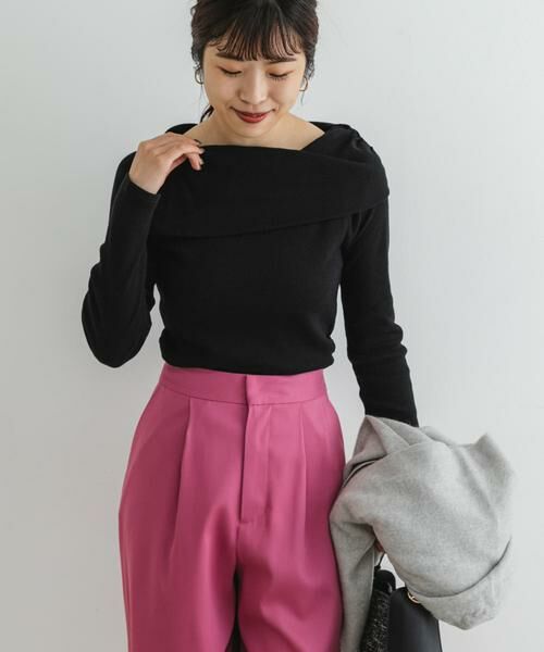 URBAN RESEARCH ROSSO / アーバンリサーチ ロッソ Tシャツ | F by ROSSO　アシメボートネックプルオーバー | 詳細12