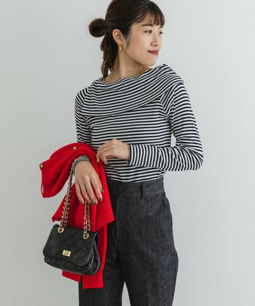 URBAN RESEARCH ROSSO / アーバンリサーチ ロッソ Tシャツ | F by ROSSO　アシメボートネックプルオーバー | 詳細18