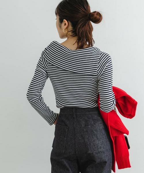 URBAN RESEARCH ROSSO / アーバンリサーチ ロッソ Tシャツ | F by ROSSO　アシメボートネックプルオーバー | 詳細19