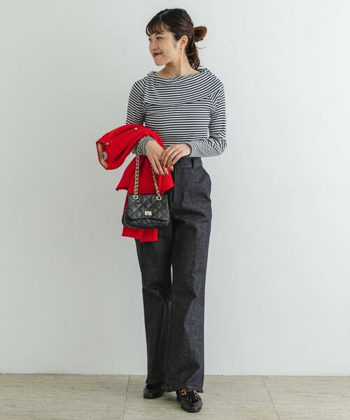 URBAN RESEARCH ROSSO / アーバンリサーチ ロッソ Tシャツ | F by ROSSO　アシメボートネックプルオーバー | 詳細20