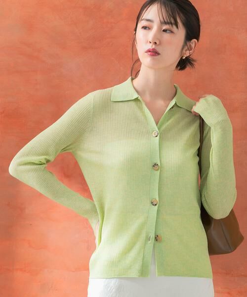 URBAN RESEARCH ROSSO / アーバンリサーチ ロッソ ニット・セーター | シアーリブポロニット | 詳細6