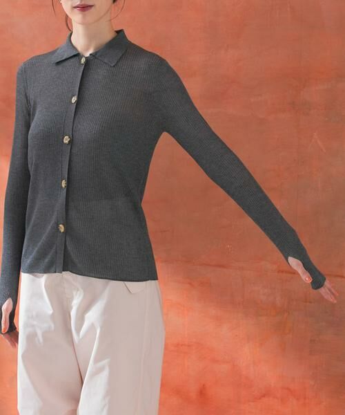 URBAN RESEARCH ROSSO / アーバンリサーチ ロッソ ニット・セーター | シアーリブポロニット | 詳細24