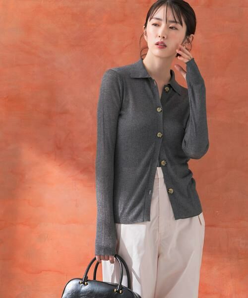 URBAN RESEARCH ROSSO / アーバンリサーチ ロッソ ニット・セーター | シアーリブポロニット | 詳細16