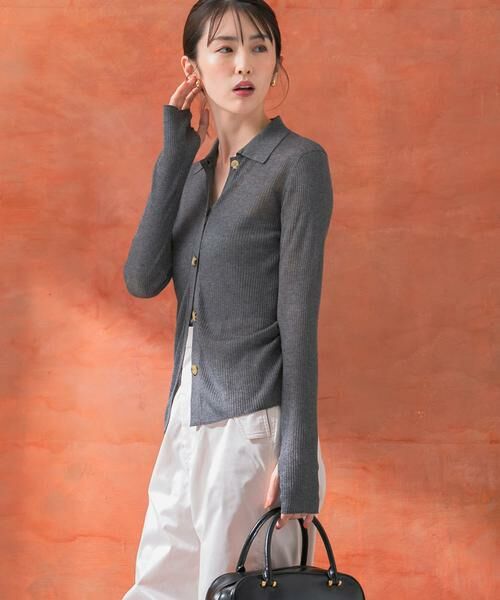 URBAN RESEARCH ROSSO / アーバンリサーチ ロッソ ニット・セーター | シアーリブポロニット | 詳細17