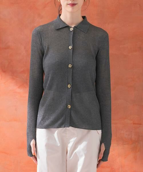 URBAN RESEARCH ROSSO / アーバンリサーチ ロッソ ニット・セーター | シアーリブポロニット | 詳細19