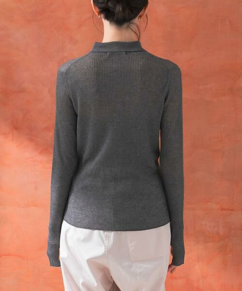 URBAN RESEARCH ROSSO / アーバンリサーチ ロッソ ニット・セーター | シアーリブポロニット | 詳細21