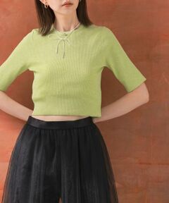 URBAN RESEARCH ROSSO / アーバンリサーチ ロッソ ニット・セーター | クロップドリブニット