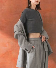 URBAN RESEARCH ROSSO / アーバンリサーチ ロッソ ニット・セーター | クロップドリブニット