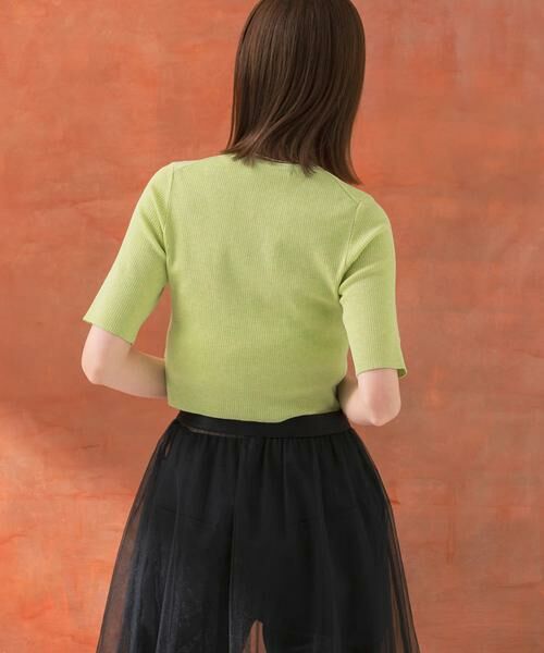 URBAN RESEARCH ROSSO / アーバンリサーチ ロッソ ニット・セーター | クロップドリブニット | 詳細2