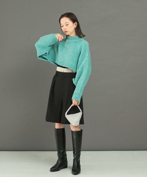 URBAN RESEARCH ROSSO / アーバンリサーチ ロッソ ニット・セーター | クロップドマルチウェイニット | 詳細4