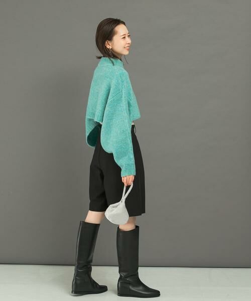 URBAN RESEARCH ROSSO / アーバンリサーチ ロッソ ニット・セーター | クロップドマルチウェイニット | 詳細7