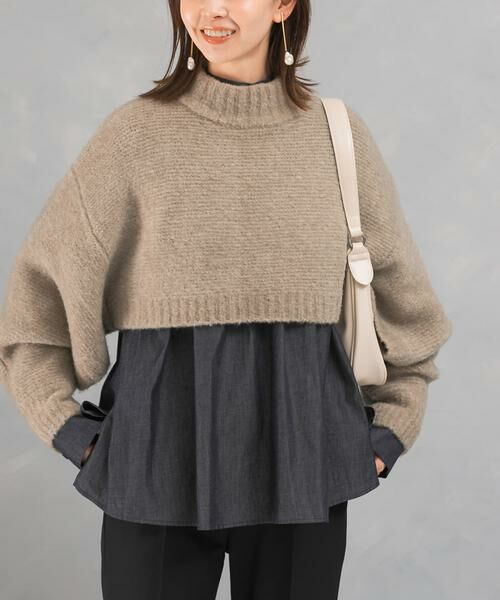 URBAN RESEARCH ROSSO / アーバンリサーチ ロッソ ニット・セーター | クロップドマルチウェイニット | 詳細13